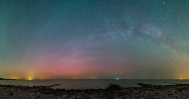 La Vía Láctea desde Kiel, Alemania