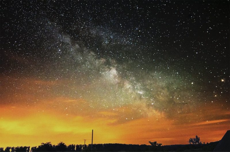 La Vía Láctea desde Eslovaquia