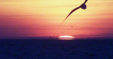 El amanecer en el Lago Superior (Minnesota, Estados Unidos)