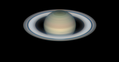Imagen de Saturno tomada desde Carolina del Norte, Estados Unidos