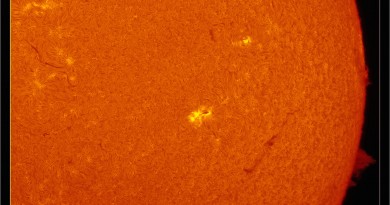 Imagen del Sol tomada desde Nueva York, Estados Unidos