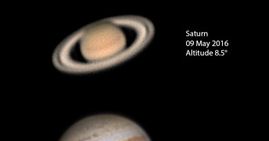 Imágenes de Marte, Saturno y Júpiter