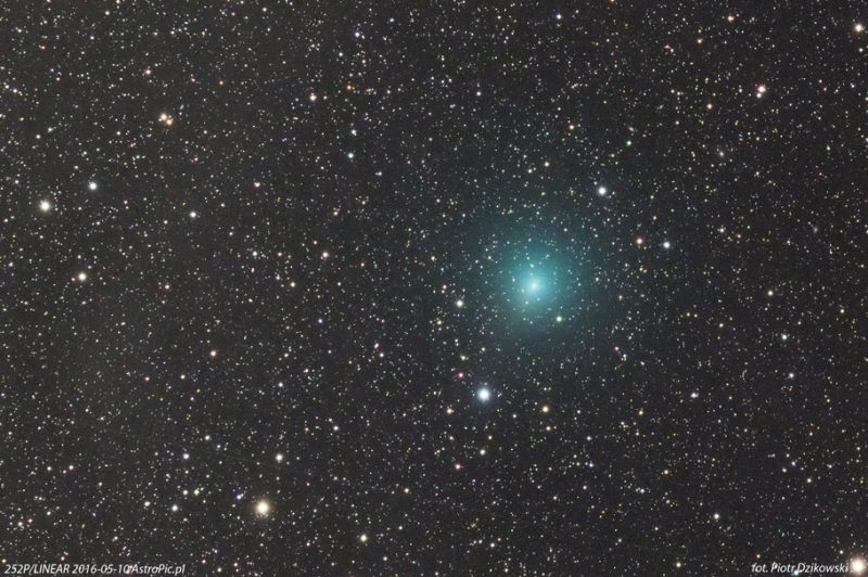 Imagen del Cometa 252P/LINEAR desde Polonia