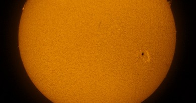 Imagen del Sol y la región activa 2546