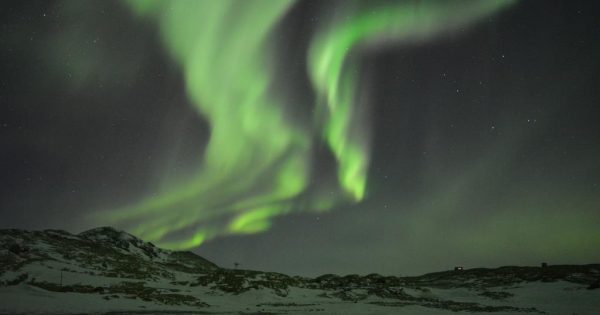 Auroras australes desde la Antártida
