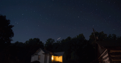 Imagen (GIF) del paso de la Estación Espacial Internacional