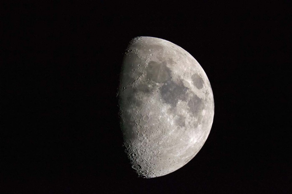 Imagen de la Luna tomada desde Utah, Estados Unidos