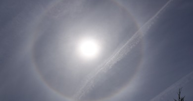 Halo solar desde Estambul, Turquía