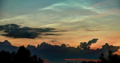 Nubes noctilucentes desde Letonia