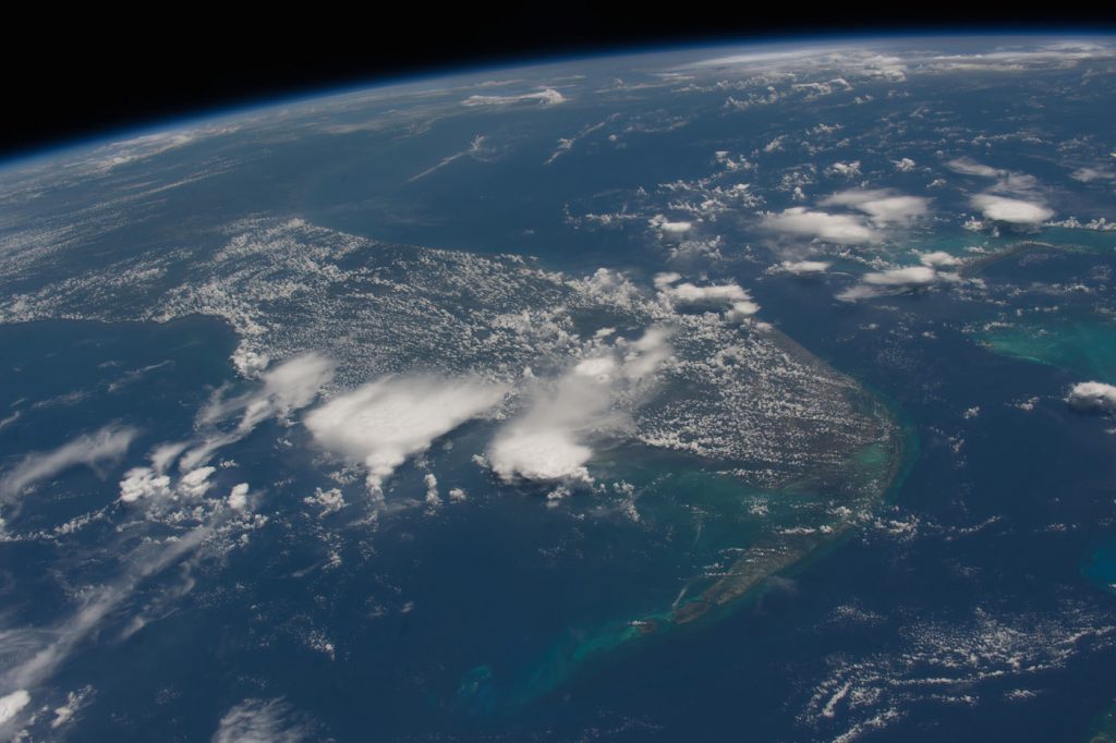 La península de Florida, Estados Unidos, desde la ISS