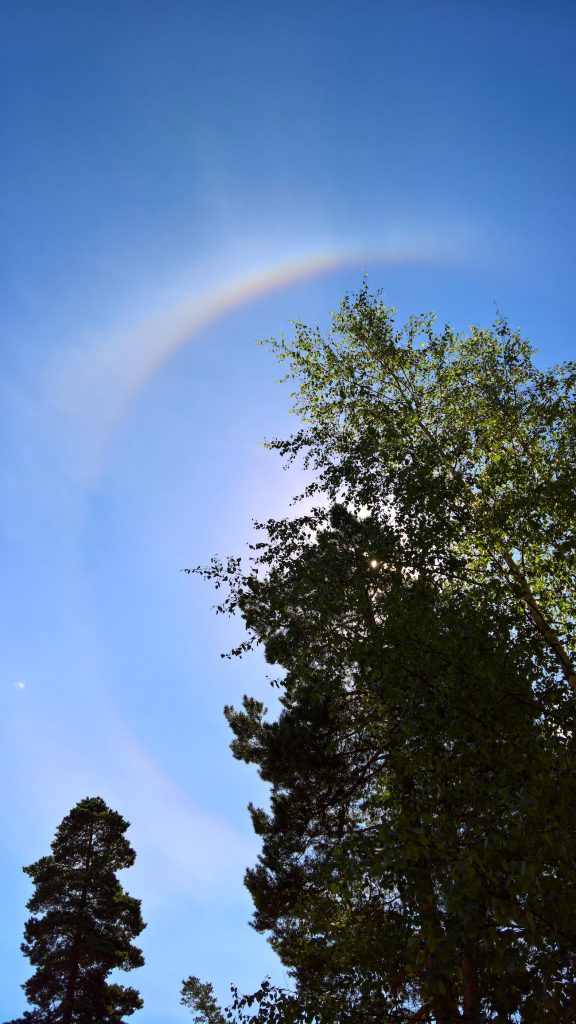 Halo solar desde Parainen, Finlandia