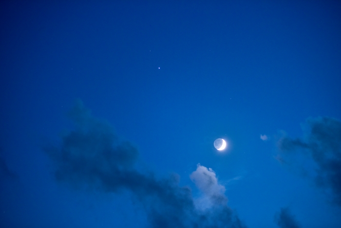 La Luna y Júpiter desde Kansas