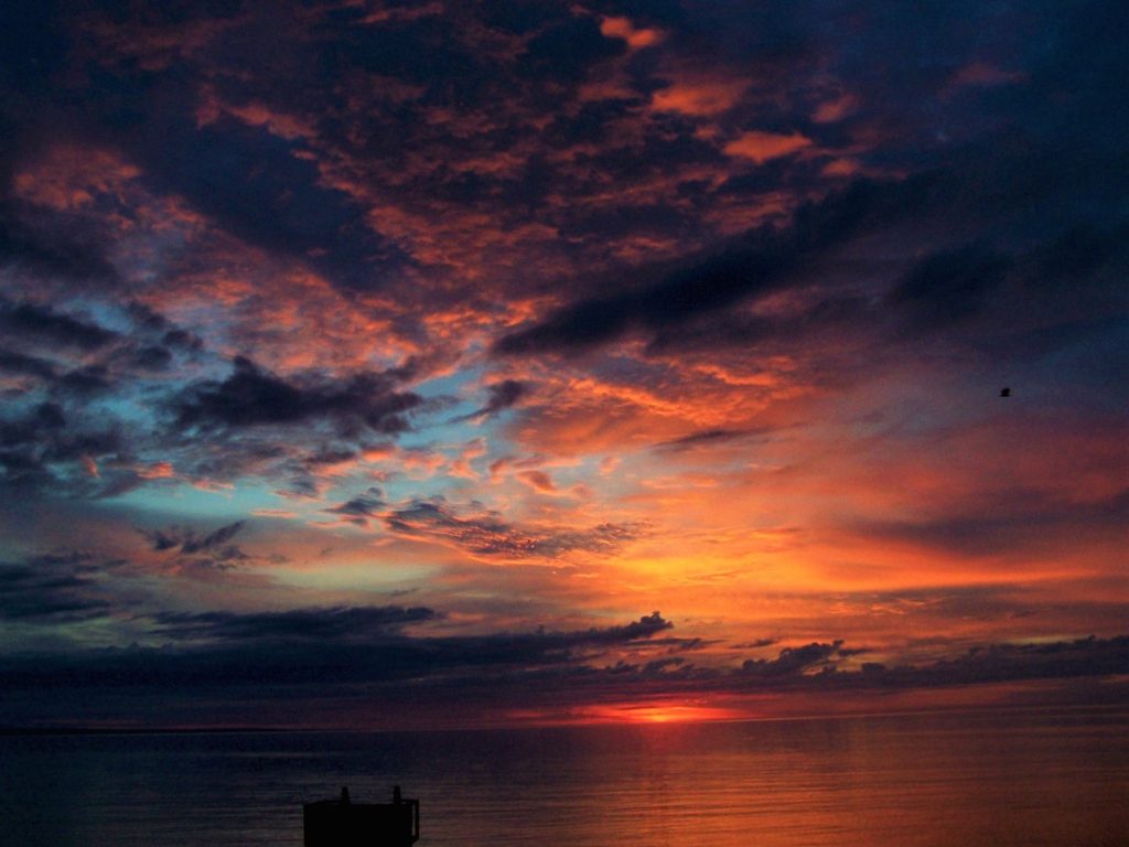 El amanecer desde Minnesota, Estados Unidos
