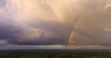 Arcoíris doble desde Irlanda del Norte