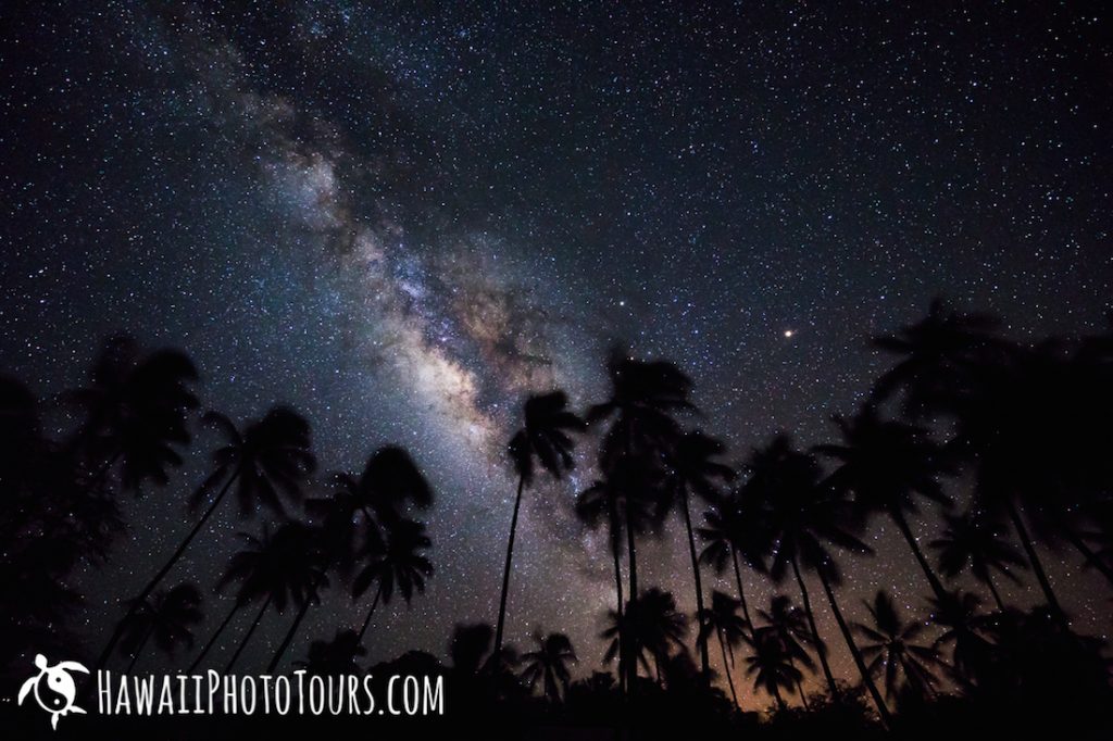 La Vía Láctea desde la isla de Hawái