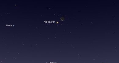 La conjunción de la Luna y Aldebarán será visible antes del amanecer del 29 de julio