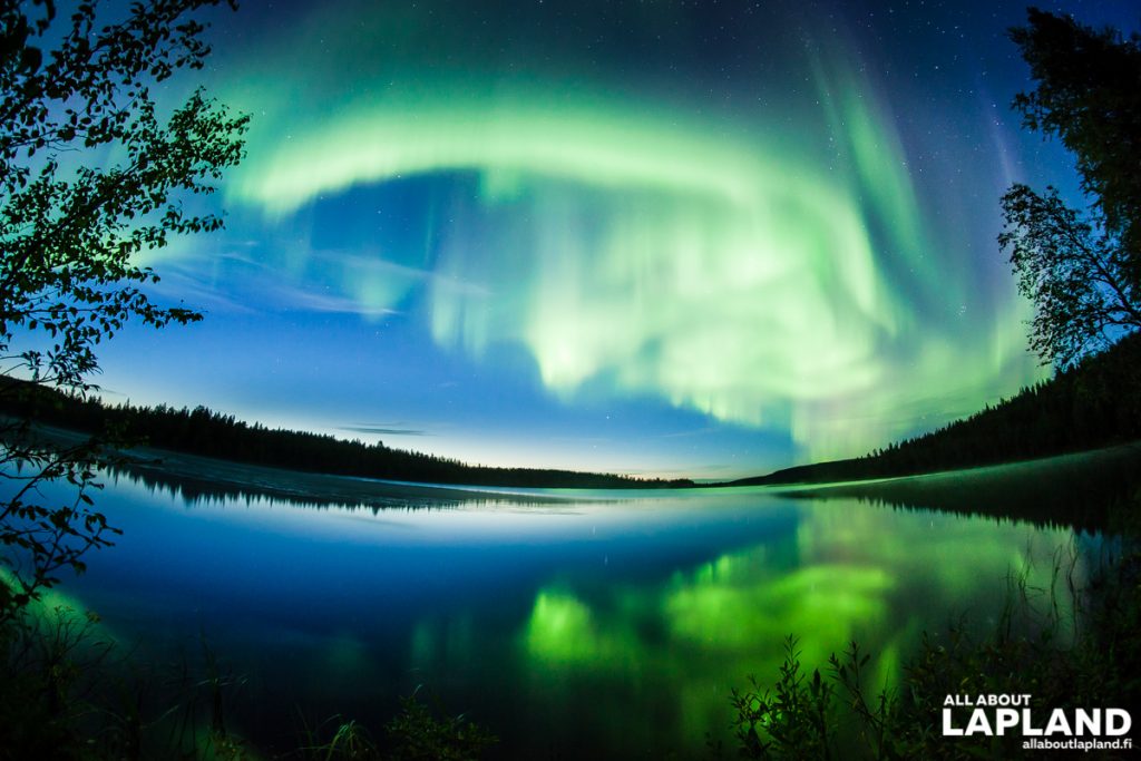 Auroras boreales desde Rovaniemi, Finlandia