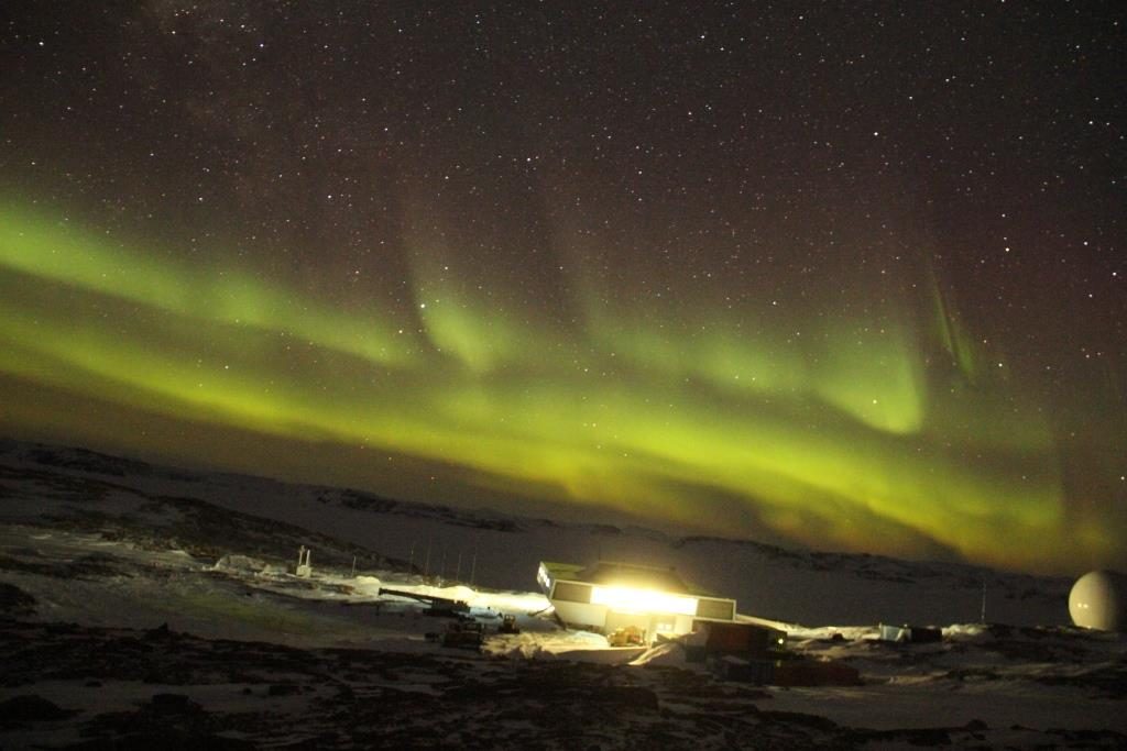 Auroras australes desde la Antártida