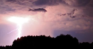 Tormenta eléctrica desde Łódź, Polonia