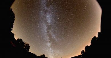 La Vía Láctea desde Grupont, Bélgica