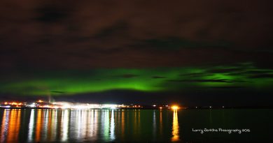 Auroras boreales desde Terranova y Labrador (Canadá)