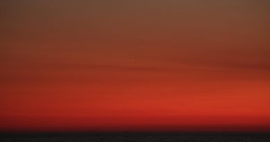 Júpiter y Venus sobre el Mar Tirreno desde Ostia (Roma, Italia)