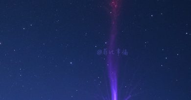 Imagen de espectros rojos desde Yangshan, China