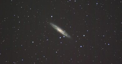 Imagen de la Galaxia NGC 253 tomada el 15 de agosto de 2016