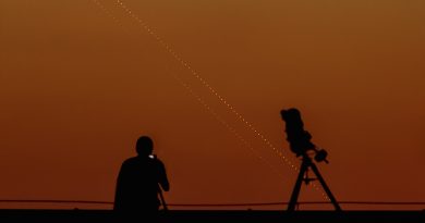 La puesta de Júpiter y Venus desde Hungría