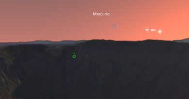 La conjunción de la Luna y Mercurio será visible hoy al ocultarse el Sol