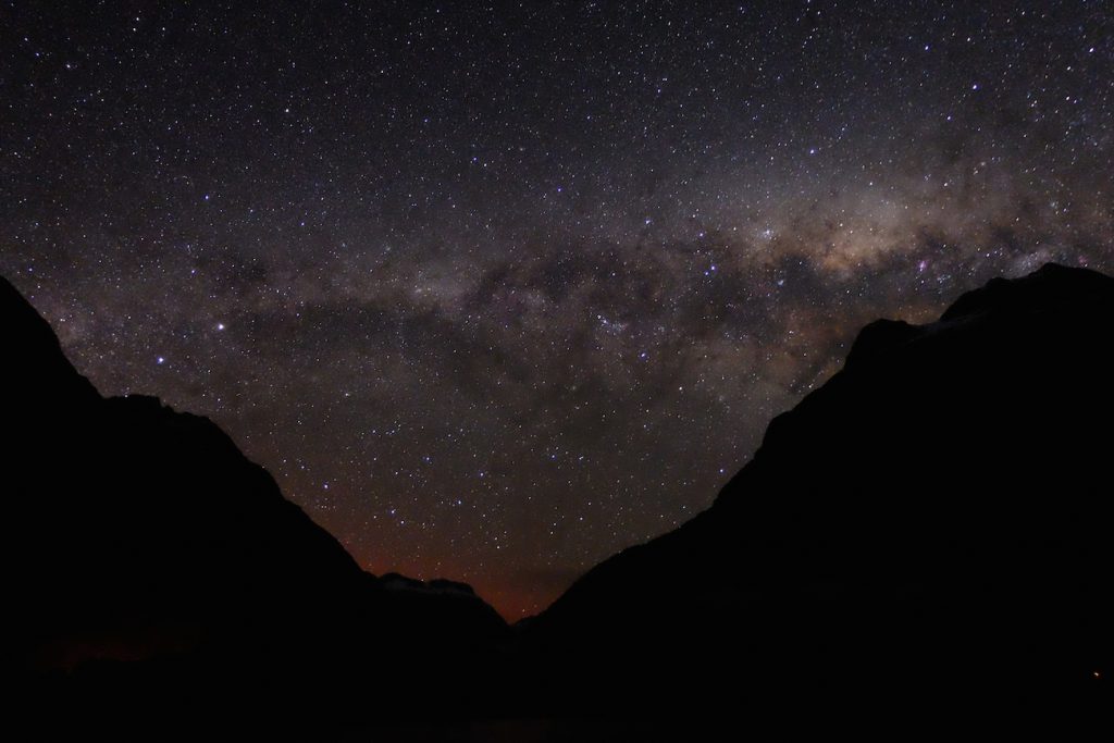 La Vía Láctea desde Nueva Zelanda