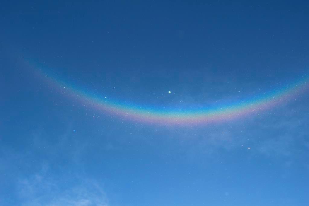 Arco circuncenital desde la Antártida