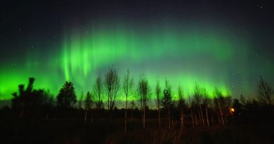 Auroras boreales desde el norte de Finlandia
