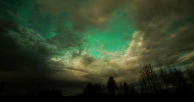 Auroras boreales desde el norte de Finlandia