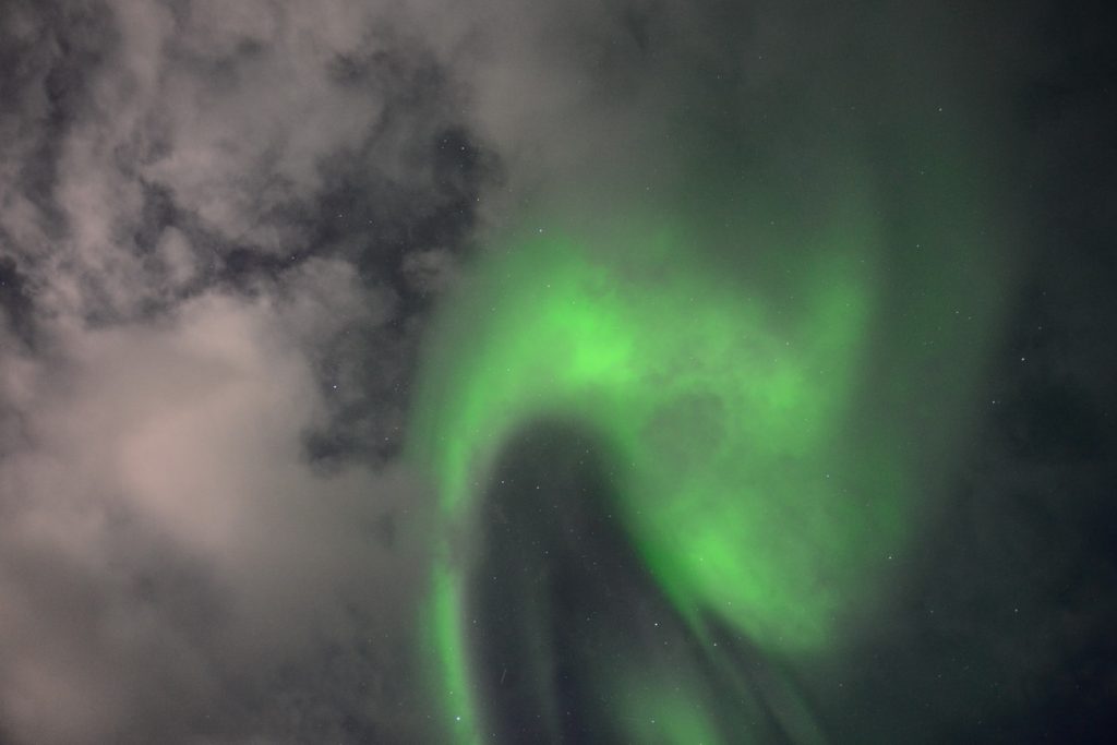 Auroras boreales desde Oldervik, Noruega