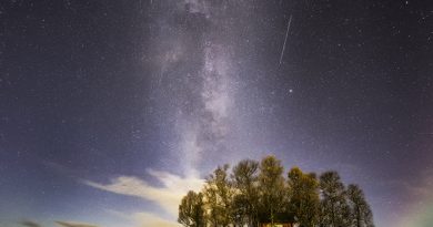 La Vía Láctea desde Harstad, Noruega