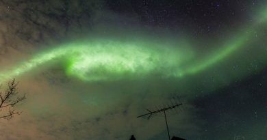 Auroras boreales desde Fairbanks, Alaska
