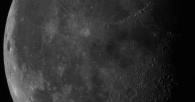 La Luna desde Berlare, Bélgica