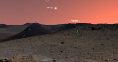 La conjunción de la Luna y Venus será visible hoy al ocultarse el Sol