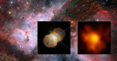 Obtienen la imagen más detallada del sistema estelar masivo Eta Carinae