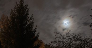 La Luna y Regulus desde Polonia