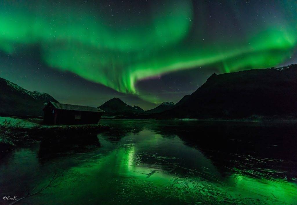 Auroras boreales desde Tromsø, Noruega