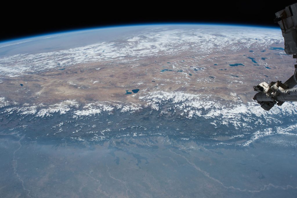 La Cordillera del Himalaya y el Tíbet desde la ISS