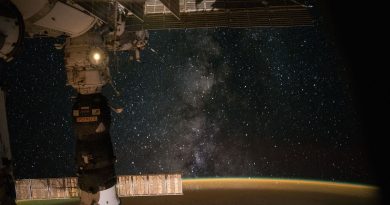 La Vía Láctea desde la Estación Espacial Internacional