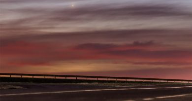 Mercurio al amanecer en Leópolis, Ucrania