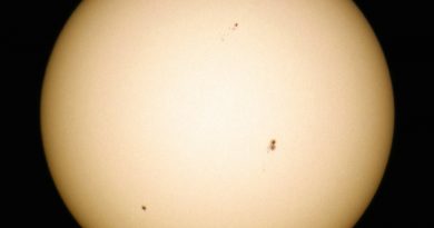 Imagen del Sol tomada el 10 de octubre de 2016