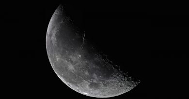 La Luna desde Louisiana, Estados Unidos