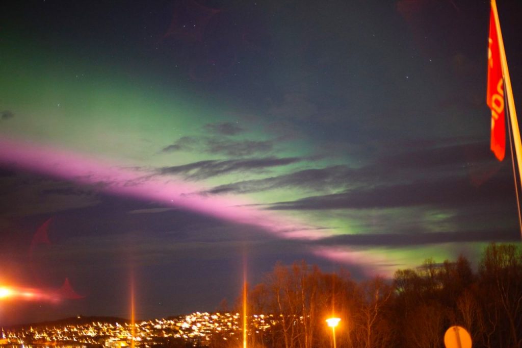 Auroras boreales desde Tromsø, Noruega