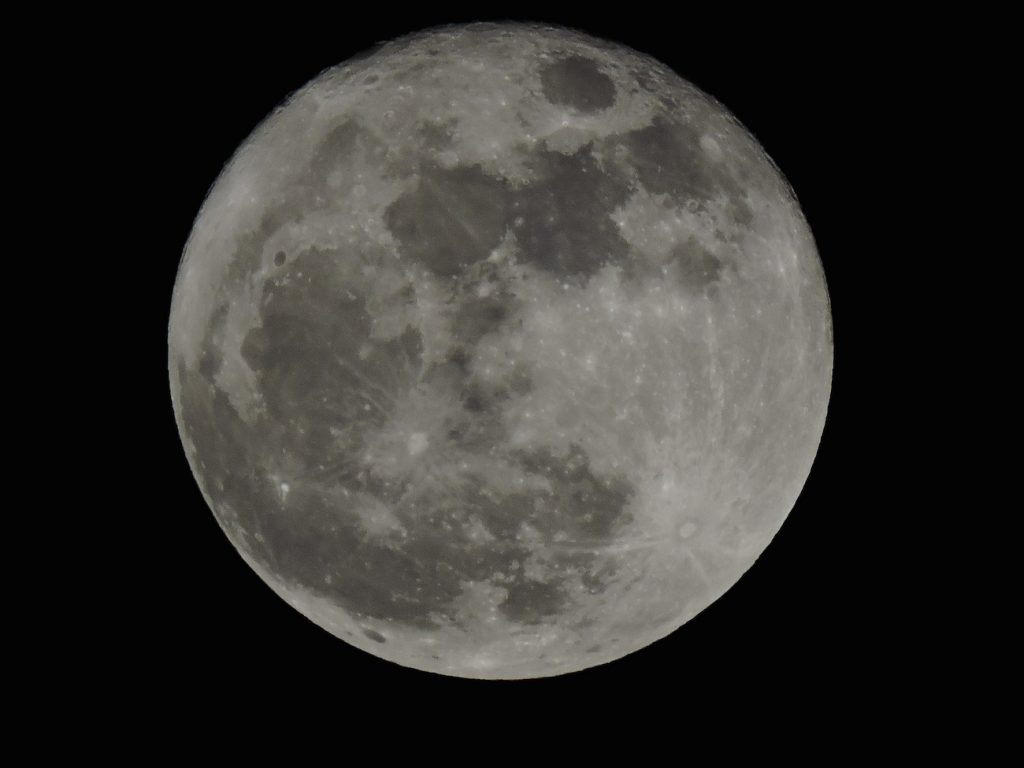 La Luna desde Nuevo Léon, México