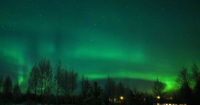 Auroras boreales desde Finlandia